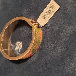 Lilly Pulitzer Bangle Nwt Boca Let's Cha Cha Turquoise Retail